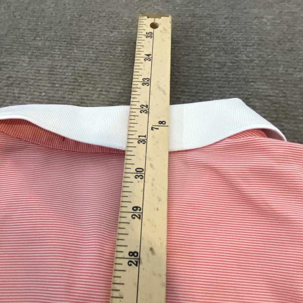 Southern Tide Pink Polo with White Contrast Collar golf polo - Picture 9 of 9